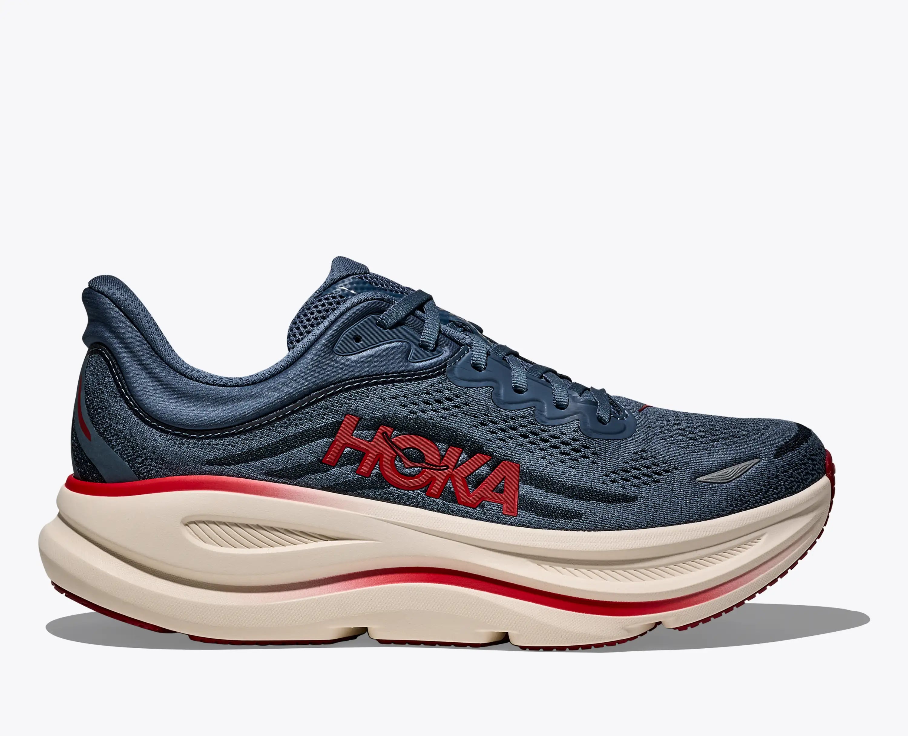 Hoka 'S Bondi 9 Thunder Cloud Vermillion