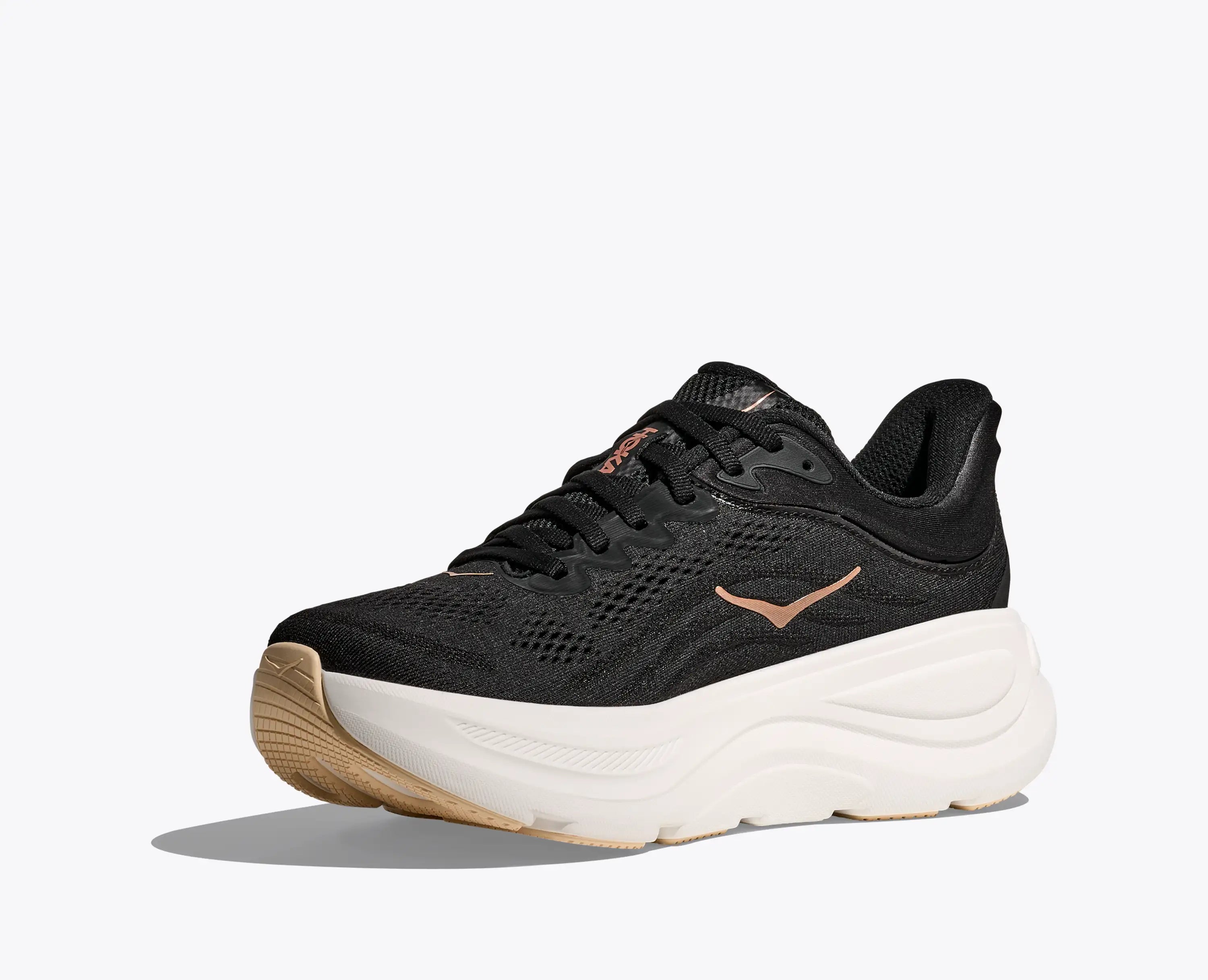 Hoka Women'S Bondi 9 Black Rose Gold