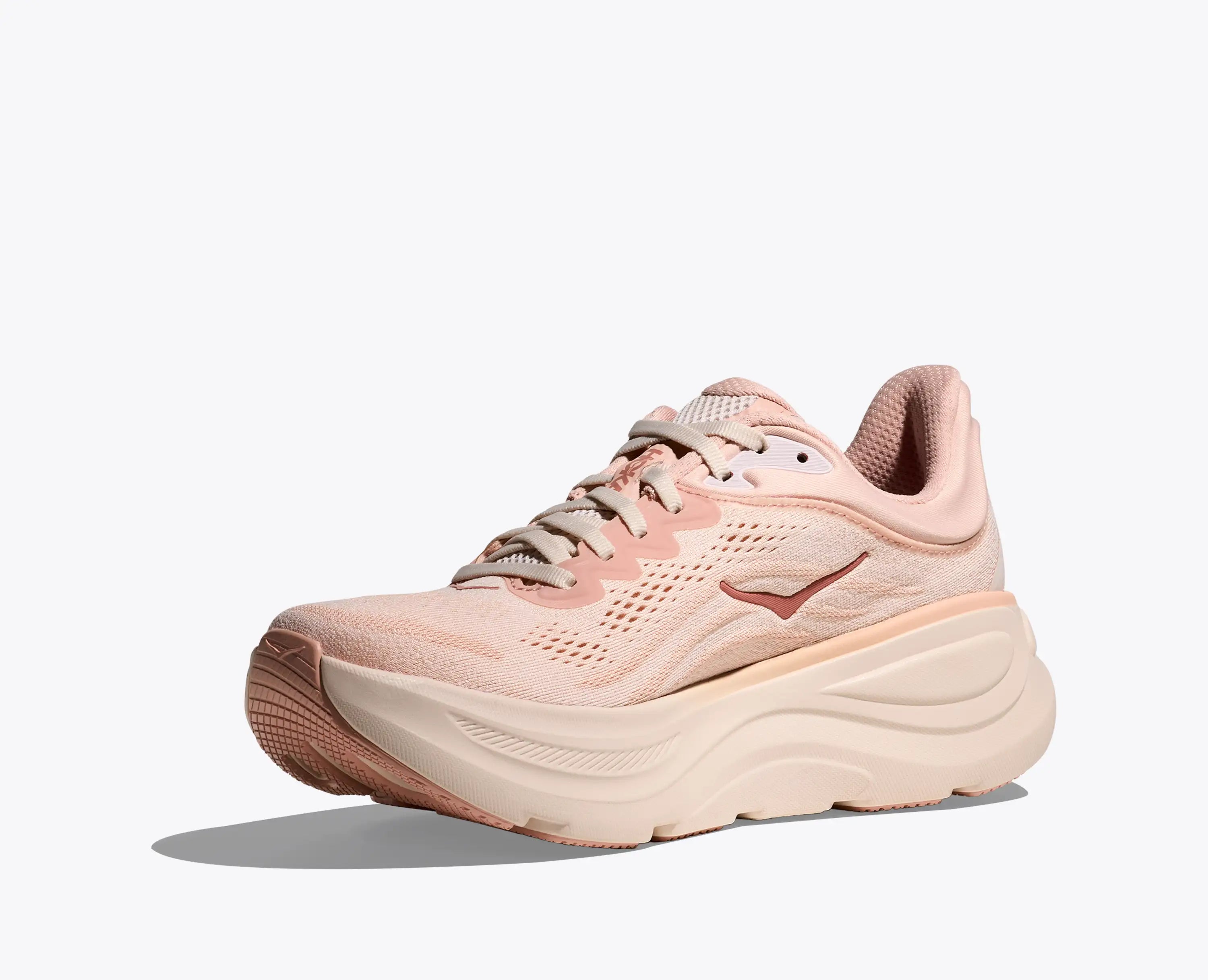Hoka Women'S Bondi 9 Rose Latte Rose Cream