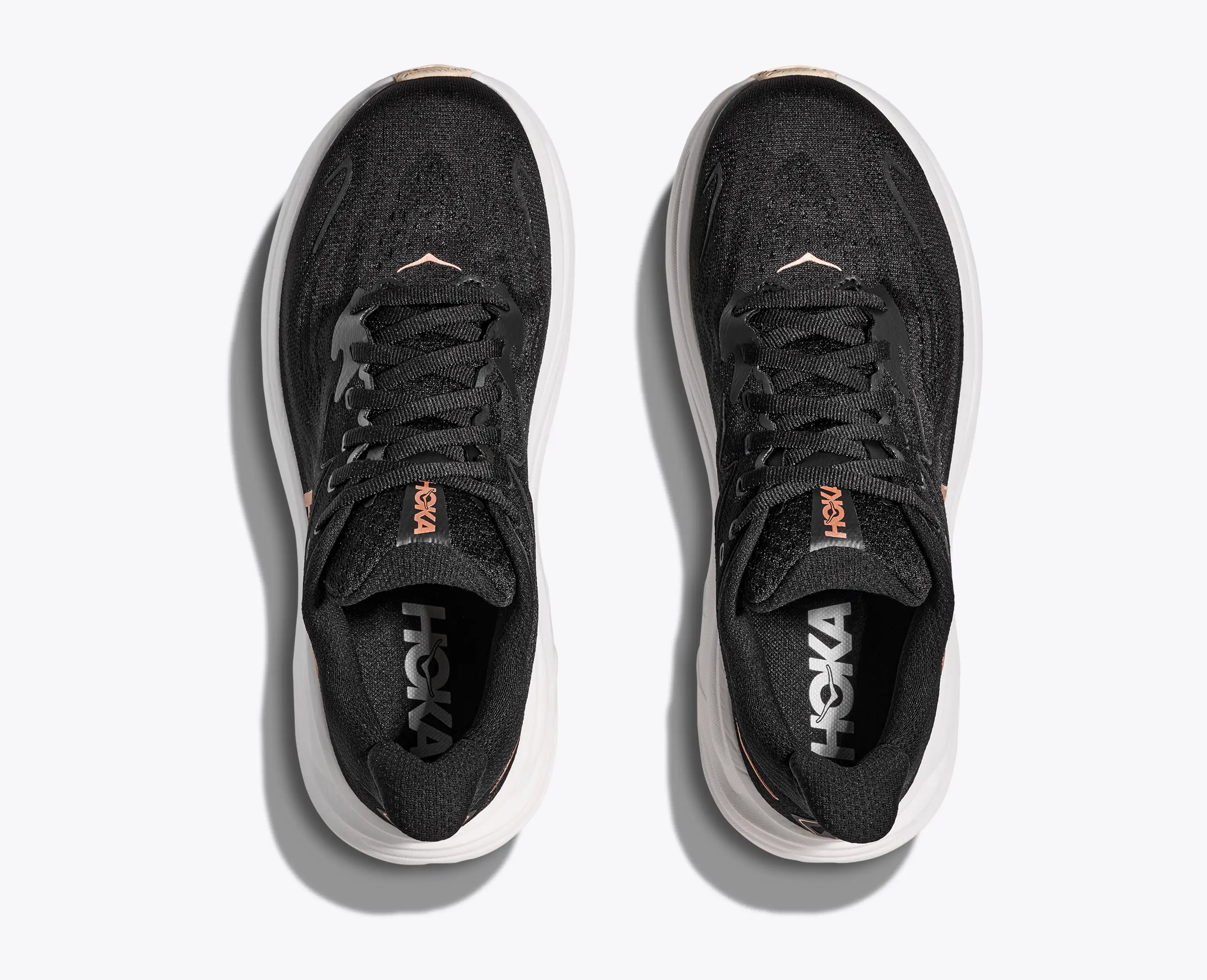 Hoka Women'S Clifton 10 Black Rose Gold