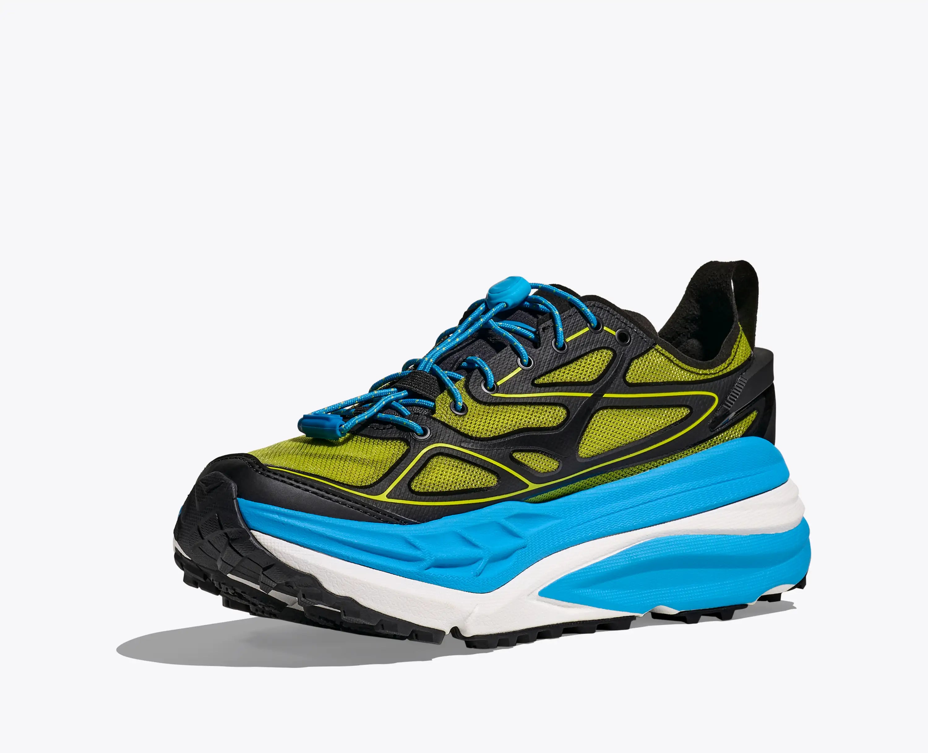 Hoka Stinson One7 Black Skyward Blue