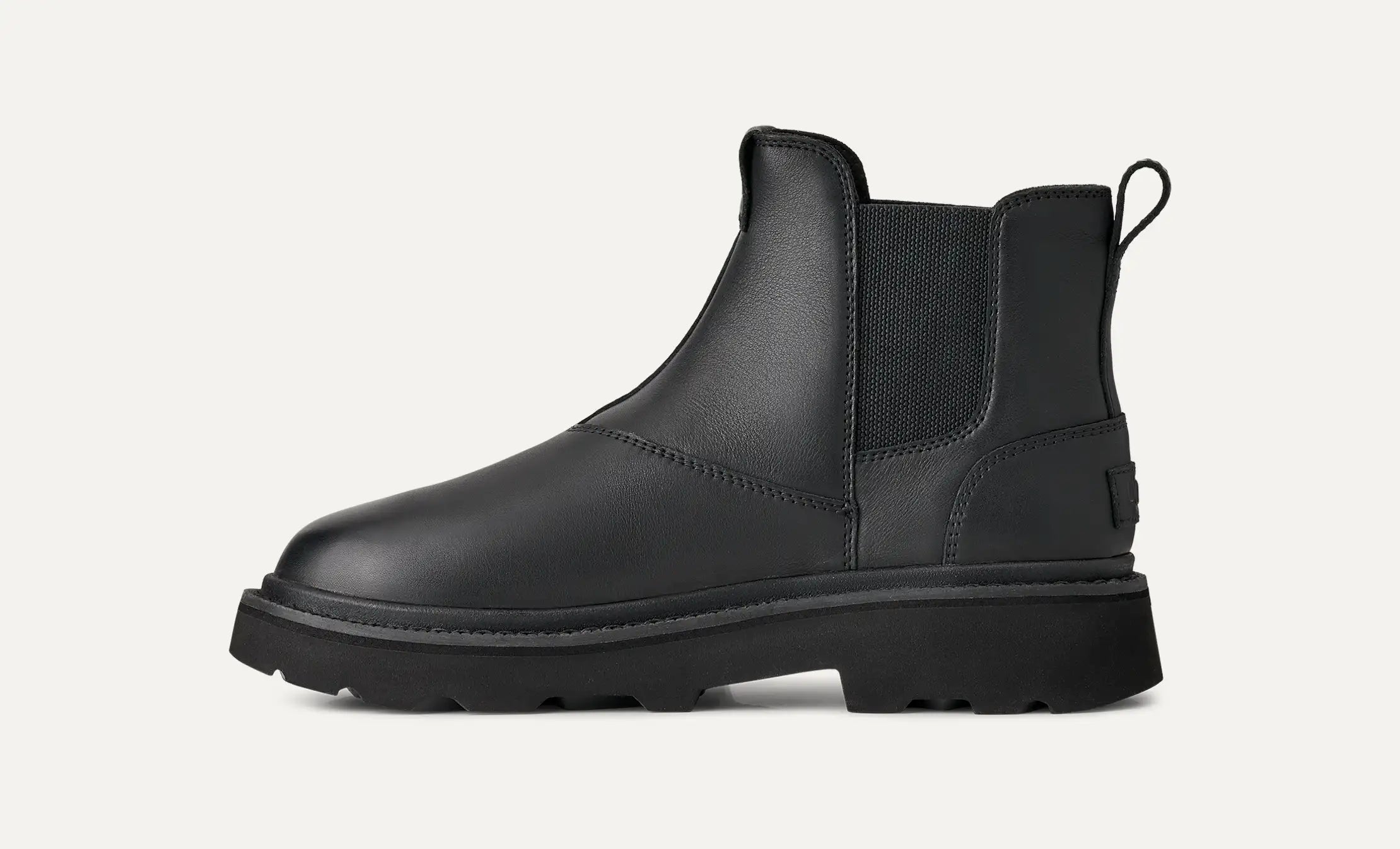Ugg Chelsea Lug Leather Black