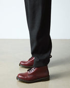 Dr Martens Smooth Leather Lace Up Boots - Cherry Red