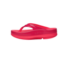 Oofos OOmega OOlala Stacked Sandal Neon Berry Punch
