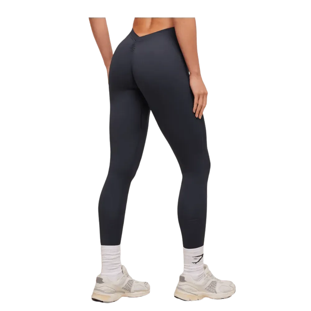 Gymshark Lifting Dipped Waistband Leggings Heavy Blue