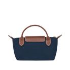 Longchamp Le Pliage Original Pouch with handle Navy - Recycled canvas