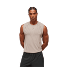 Gymshark Apex Seamless Tank Slim Fit Mushroom Grey/Pitch Grey