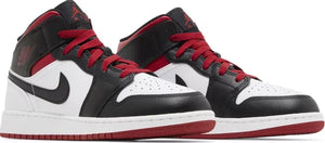 Air Jordan 1 Mid "Gym Red Black Toe"