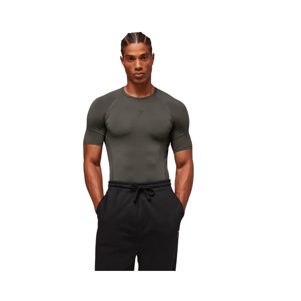 Gymshark Element Baselayer T-Shirt Strength Green