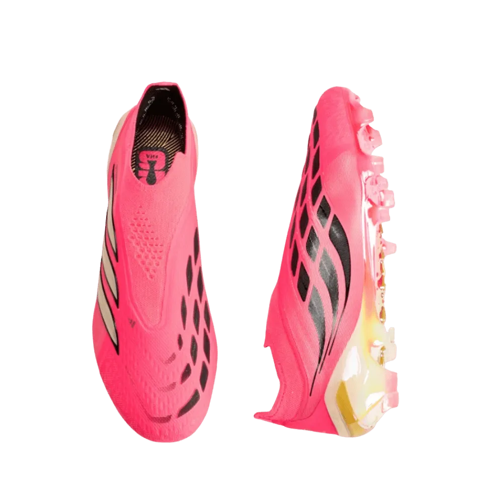 Adidas Predator Elite Laceless Firm Ground Soccer Cleats Solar Turbo