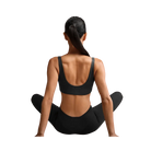 Nike X Skims Women's Scoop-Neck Bra Obsidian