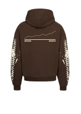 EVEMEN DRIFT HOODIE - BROWN