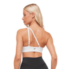 Gymshark One Shoulder Sports Bra White