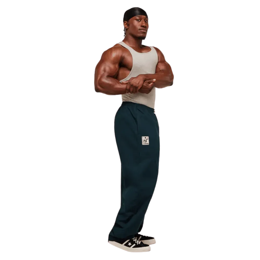 Gymshark Straight Leg Pumper Pants Oversized Fit Deep Petrol Blue