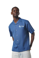 CERISE WINGS OF GRACE BOWLING SHIRT - dawntown