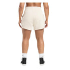 Gymshark Lifting Essentials Graphic Brushed 4' Shorts Oat White