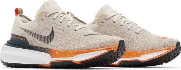 ZoomX Invincible Run Flyknit 3 'Oatmeal Safety Orange'