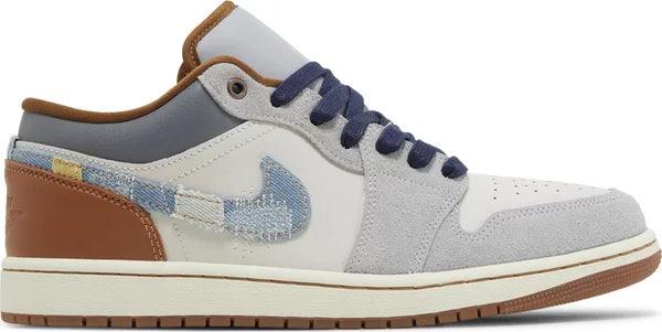 Air Jordan 1 Low SE 'Repaired Denim Swoosh' – Dawntown