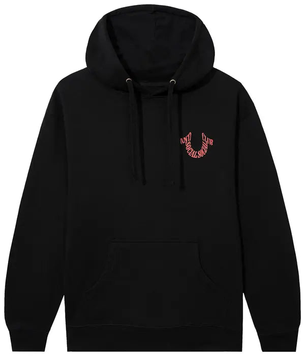 Anti Social Social Club x True Religion Anti-Truth Premium Heavyweight Hoodie 'Black'