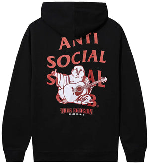 Anti Social Social Club x True Religion Anti-Truth Premium Heavyweight Hoodie 'Black'