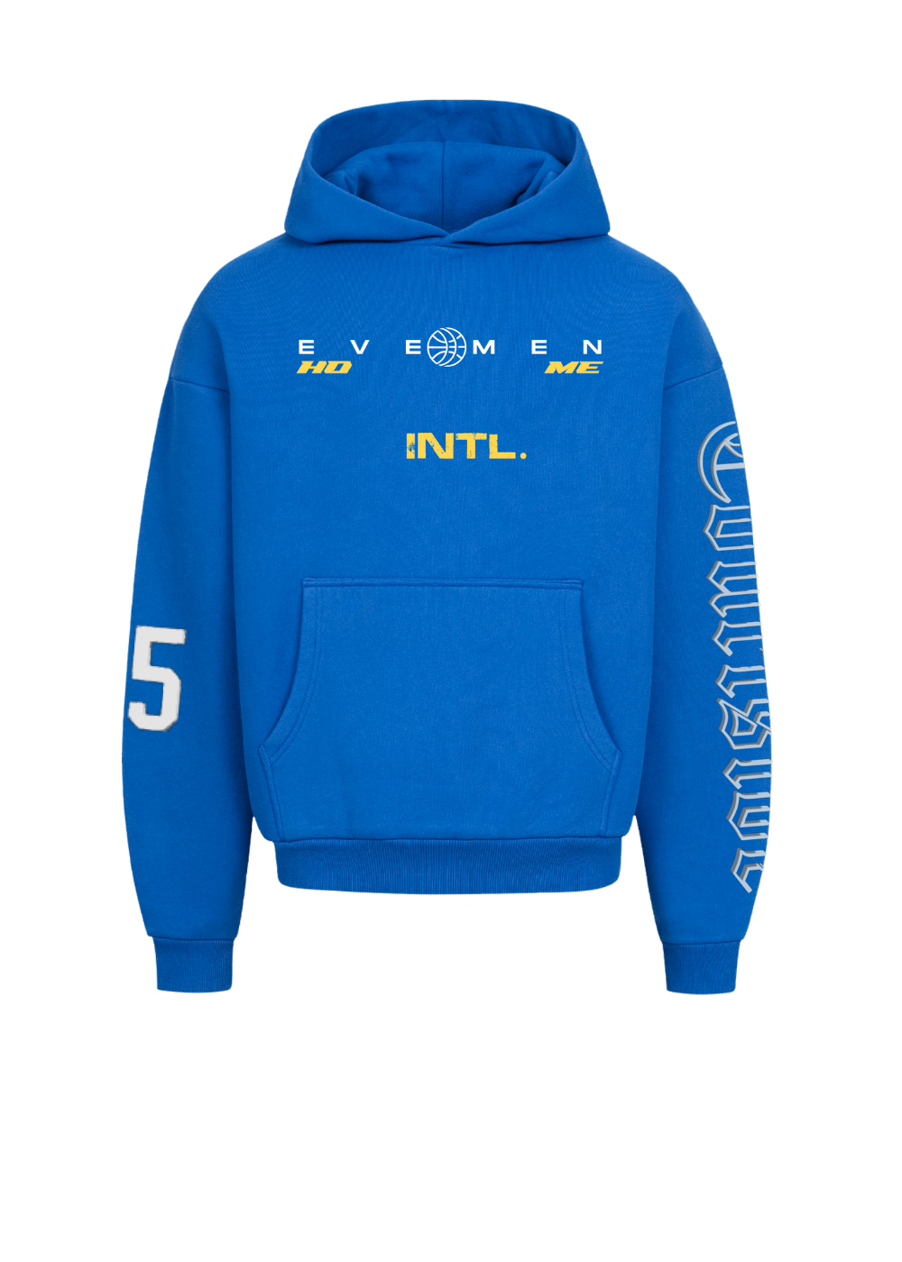 EVEMEN COURTSIDE HOODIE - COBALT BLU