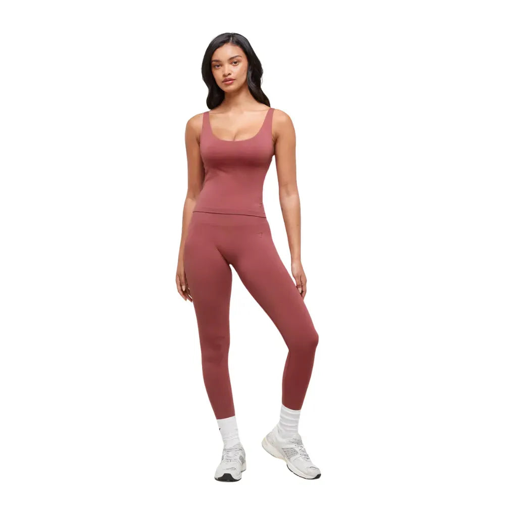 Gymshark Soft Sculpt Tank With Shelf Washed Berry Pink