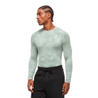 Gymshark Geo Seamless Long Sleeve T-Shirt Morning Blue