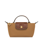 Longchamp Le Pliage Original Pouch with handle Fawn - Recycled canvas