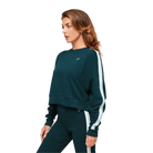 Gymshark Piping Midi Crew Neck Deep Petrol Blue/Smoke Blue/Soft White