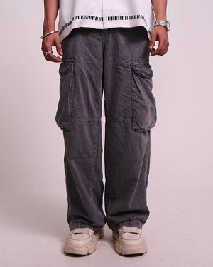 Stylish Grey Utility Cargos for Men and Women