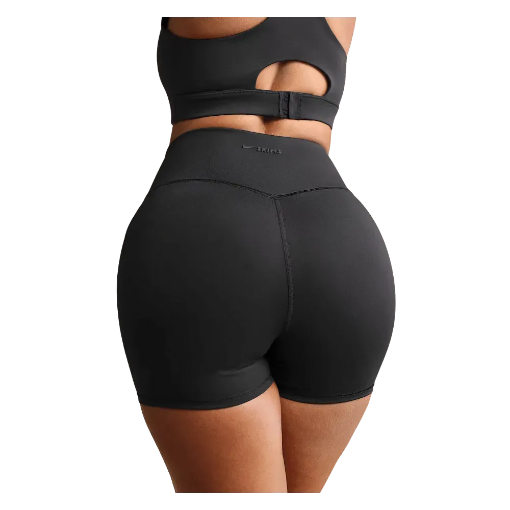 Nike X Skims Matte Women's High-Waisted 3" Boyshorts Obsidian
