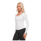 Gymshark Twist Back Long Sleeve Top White