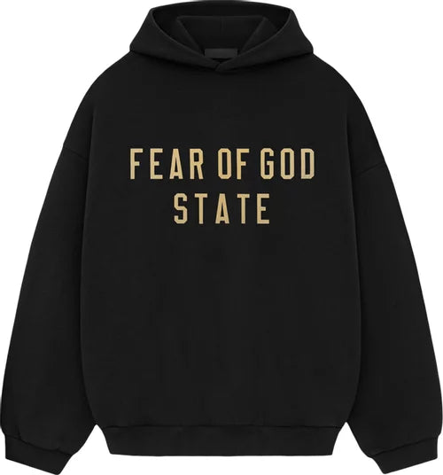 Fear of God Essentials Fleece Hoodie Black