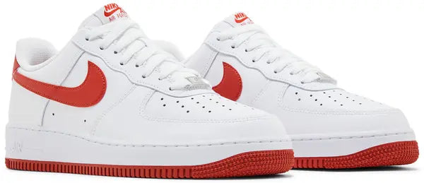 Nike Air Force 1 '07 'White Dragon Red'