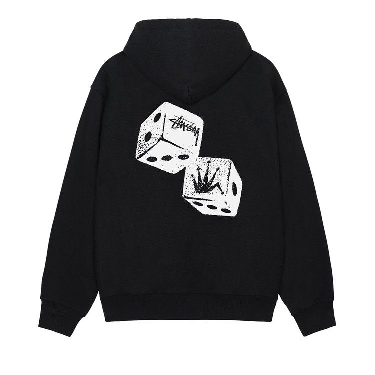 Stussy diced hoodie "black"