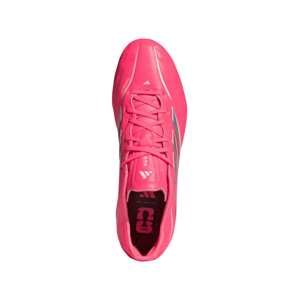 Adidas Copa Pure IV Elite Laceless Firm Ground Soccer Cleats Solar Turbo