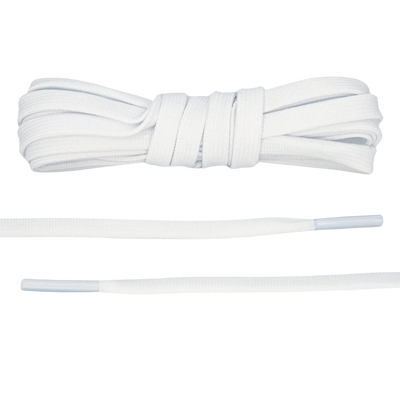 Classic White Flat Shoelaces | Jordan Shoelaces, Nike Shoelaces, Air Force 1 Shoelaces By KNOTTY