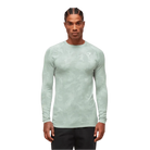 Gymshark Geo Seamless Long Sleeve T-Shirt Morning Blue
