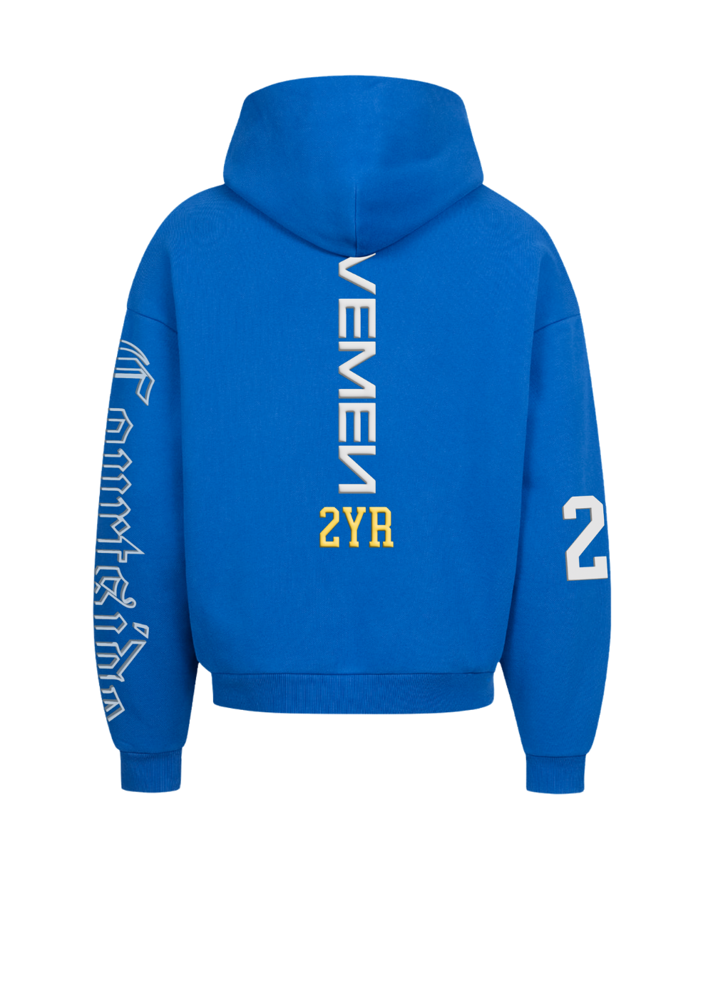 EVEMEN COURTSIDE HOODIE - COBALT BLU