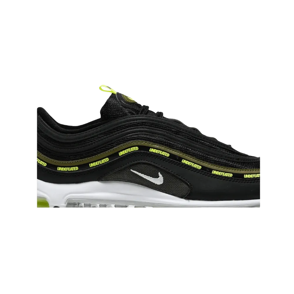 Undefeated x Nike Air Max 97 'Black Volt'