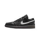 Jordan 1 Low Black White Dark Smoke Grey (Reflective Swoosh)