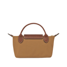 Longchamp Le Pliage Original Pouch with handle Fawn - Recycled canvas