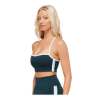 Gymshark Piping Sports Bra Deep Petrol Blue