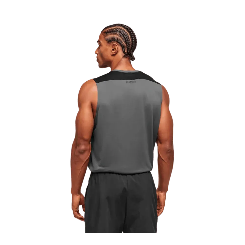 Gymshark Arrival Block Tank Regular Fit Dark Grey
