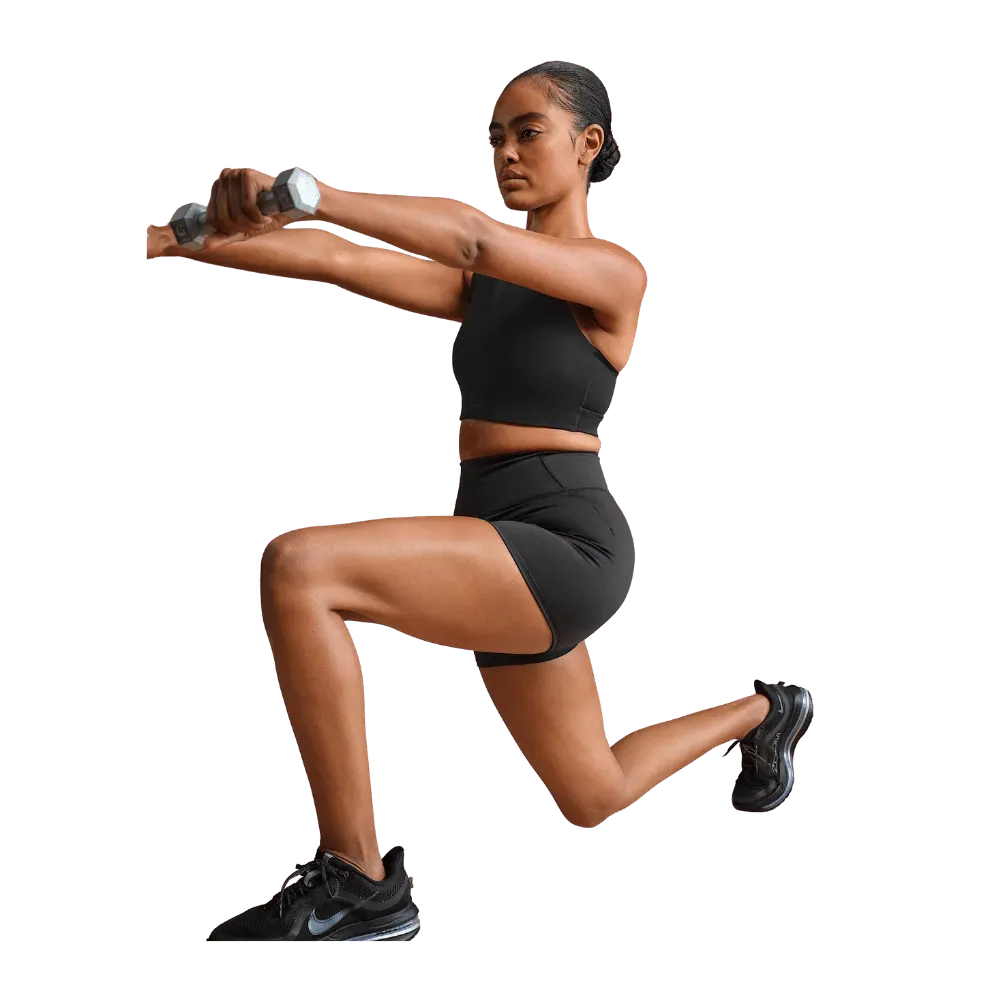 Nike X Skims Matte Women's High-Waisted 3" Boyshorts Obsidian