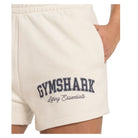 Gymshark Lifting Essentials Graphic Brushed 4' Shorts Oat White