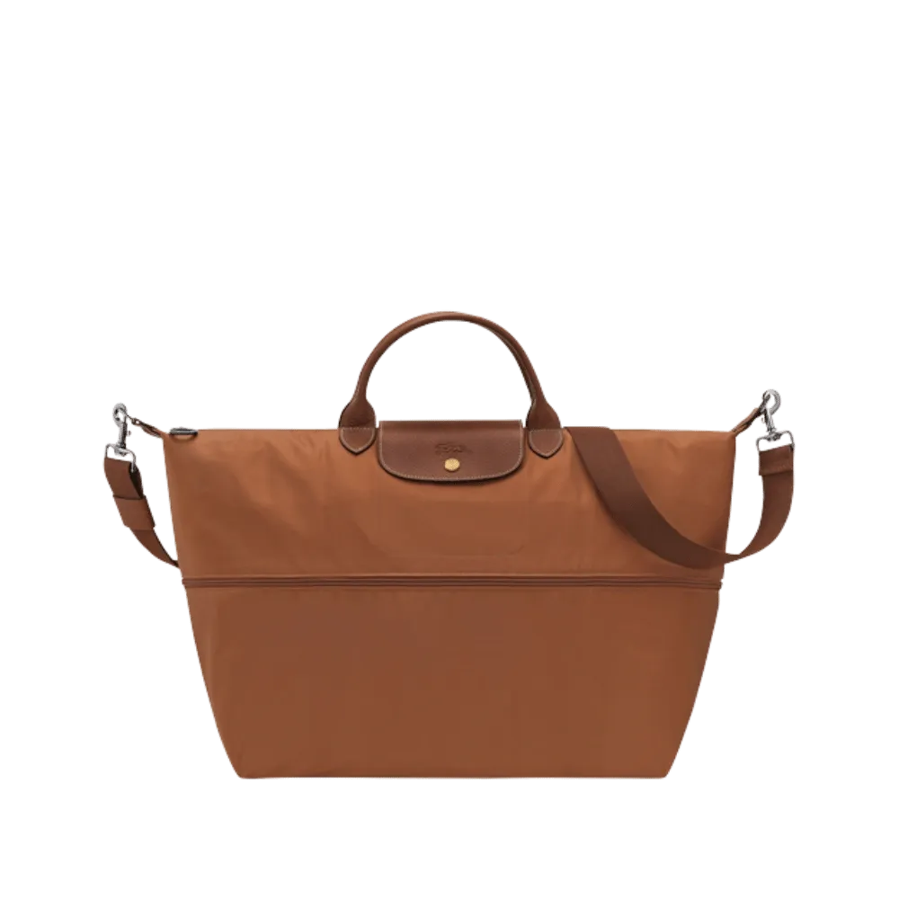 Longchamp Le Pliage Original Travel bag expandable Cognac - Recycled canvas