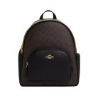 Coach Court Backpack In Signature Canvas Tan