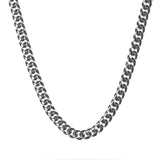 Miami Cuban Link Chain in White Gold- 12mm