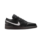 Jordan 1 Low Black White Dark Smoke Grey (Reflective Swoosh)